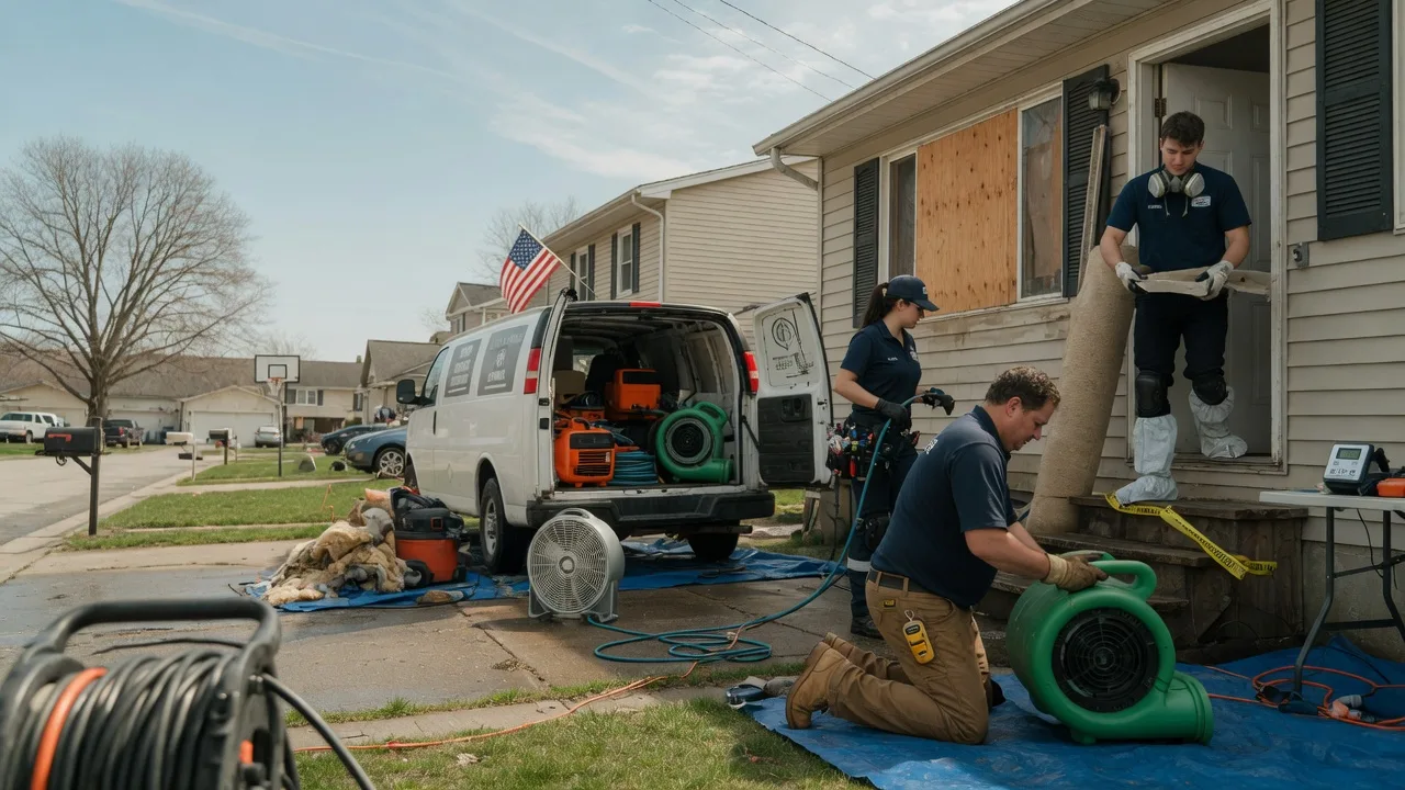 Water Damage Restoration in Green, KS near me